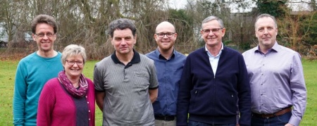 Fotos Peter Behrens Der aktuelle Vorstand des Bundes deutscher Staudengärtner (v. l.): Matthias Großmann, Kordula Becker, Klaus-Peter Manig, Christoph Hokema, Martin Häussermann und Michael Moll.