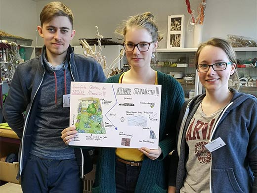 Das Siegerplakat des Teams aus der Berufsschule in Neustrelitz.